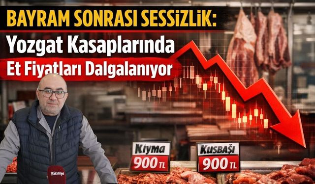 Bayram Sonrası Sessizlik: Yozgat Kasaplarında Et Fiyatları Dalgalanıyor