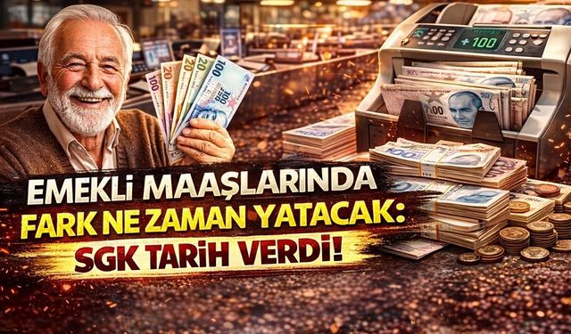 Emekli Maaşlarında Fark Ne Zaman Yatacak: SGK Tarih Verdi!