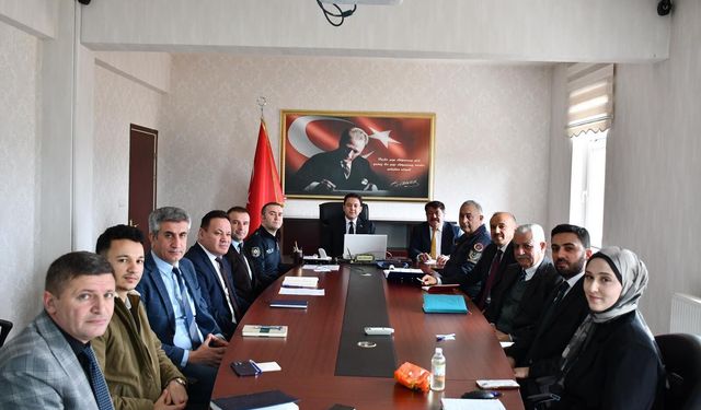 Saraykent'te İlçe Afet Müdahale Planı Toplantısı Gerçekleştirildi