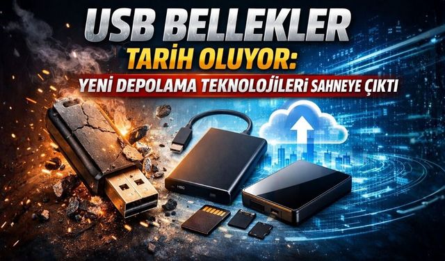 USB Bellekler Tarih Oluyor: Yeni Depolama Teknolojileri Sahneye Çıktı