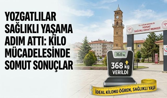 Yozgatlılar Sağlıklı Yaşama Adım Attı: Kilo Mücadelesinde Somut Sonuçlar