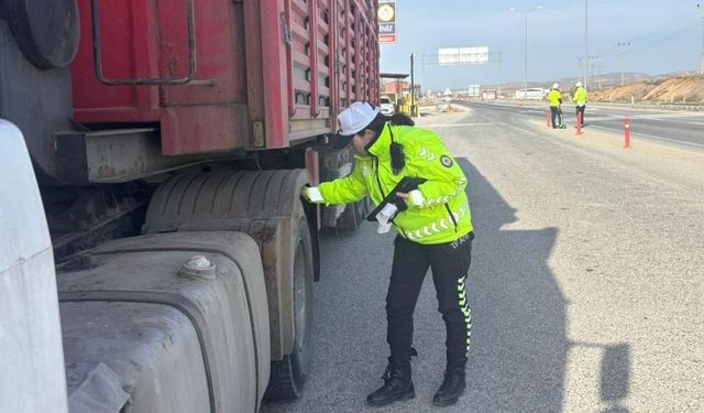 Yozgat'ta 290 Ticari Araç Kontrolden Geçti