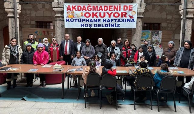 Yozgat’ta Kütüphane Haftası’nda Çocuklar Kitaplarla Buluştu