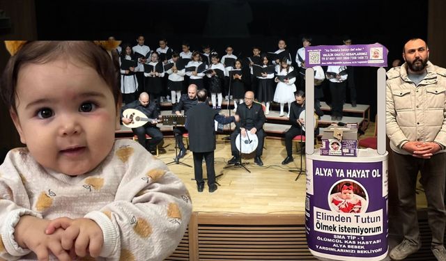 Yozgat'ta SMA Hastası Alya Bebek İçin Bağış Konseri Düzenlendi