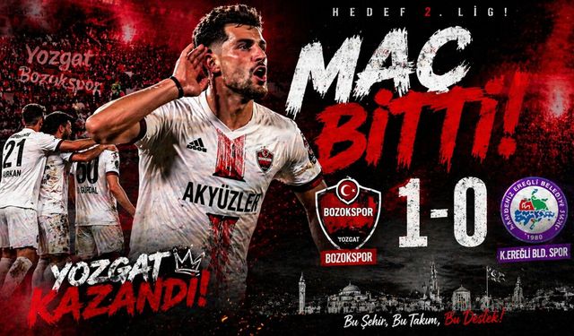 Bozokspor Play-Off’ta Güldü: Kritik Maçta 1-0’lık Zafer!