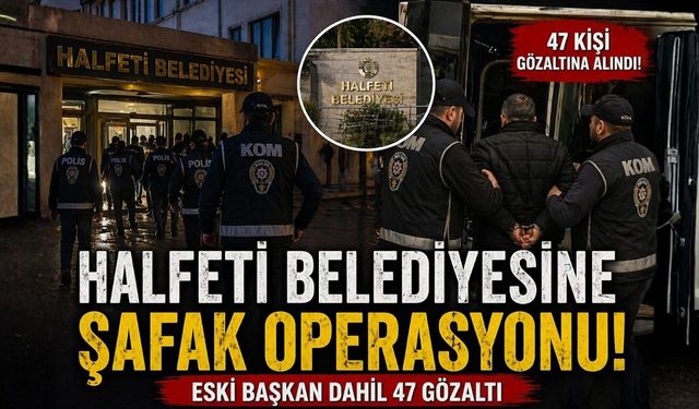 Halfeti Belediyesi’ne Şafak Operasyonu: Çok Sayıda Gözaltı