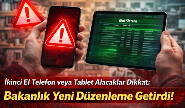 İkinci El Telefon ve Tablet Alacaklar Dikkat: Bakanlık Yeni Düzenleme Getirdi!