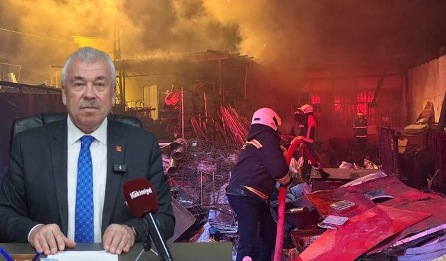 Sanayi Sitesi Yangını Sonrası Yozgat İl Başkanı Yaşar’dan Esnafa Mesaj