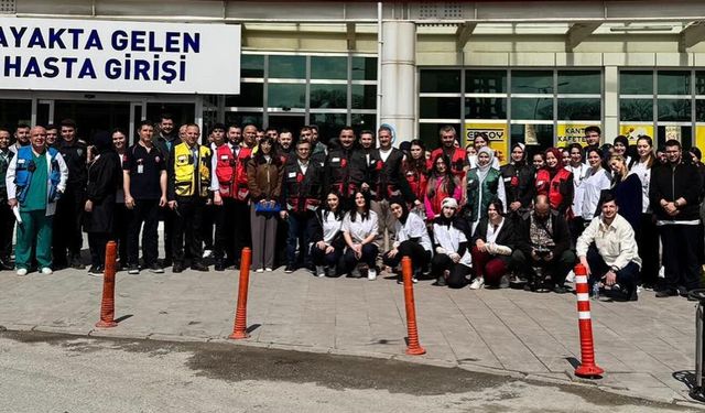 Sorgun'da Gerçeğini Aratmayan Tatbikat