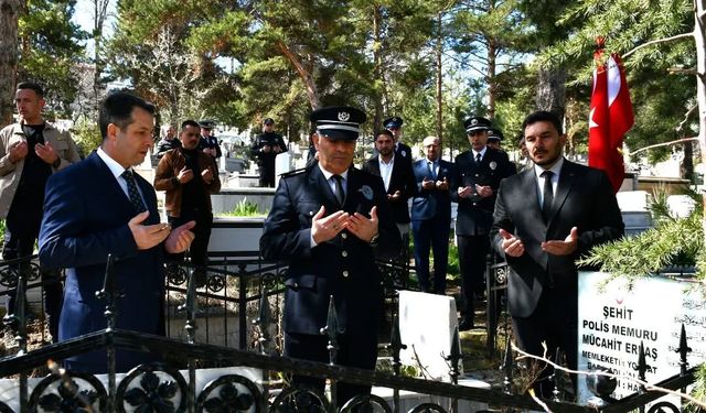 Sorgun’da Şehitlik Ziyareti! Polis Haftası’nda Vefa Örneği