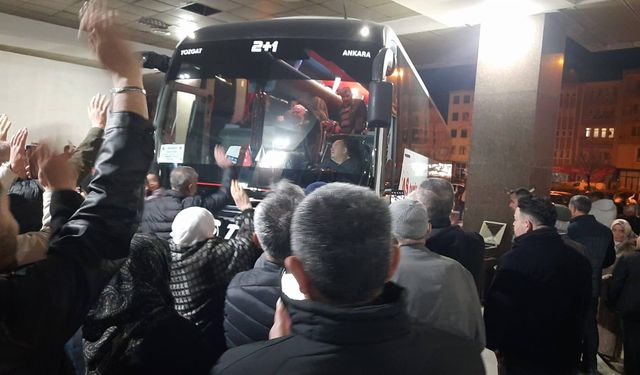Yozgat Sorgun’dan Kutsal Topraklara Duygu Dolu Uğurlama