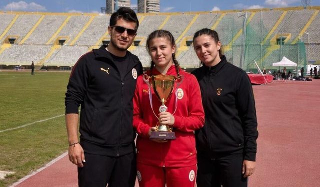 Yozgatlı Atlet Emine Nur Bektaş'tan Ciritte Büyük Başarı