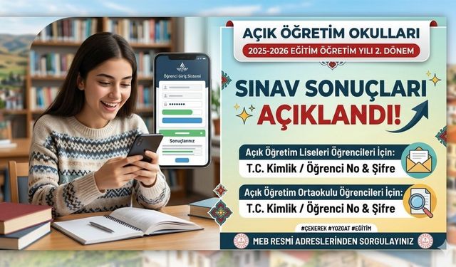 Yozgat'ta Beklenen Haber: Sınav Sonuçları Açıklandı