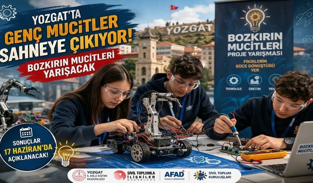 Yozgat’ta Genç Mucitler Sahneye Çıkıyor: Hayaller Gerçeğe Dönüşüyor