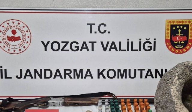 Yozgat’ta Kritik Operasyon: Tarihi Eserler ve Silahlar Ele Geçirildi