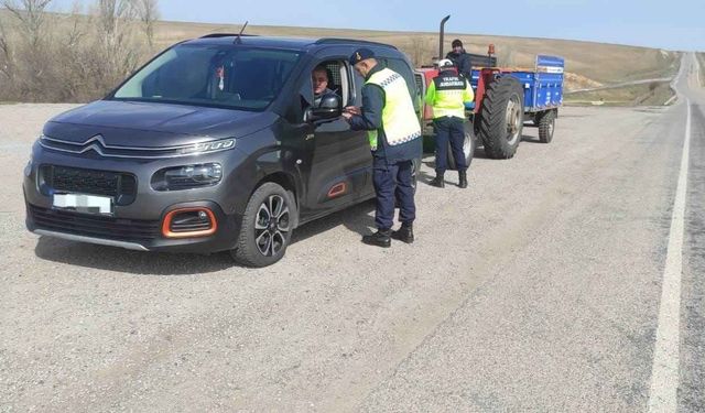 Yozgat’ta Sürücülere Yapılan Uyarılar Dikkat Çekti