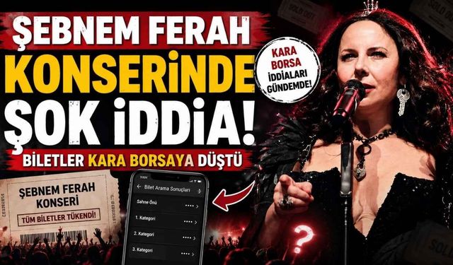 Şebnem Ferah geri döndü: Konser biletleri yarım saatte tükendi, karaborsa iddiası gündemde