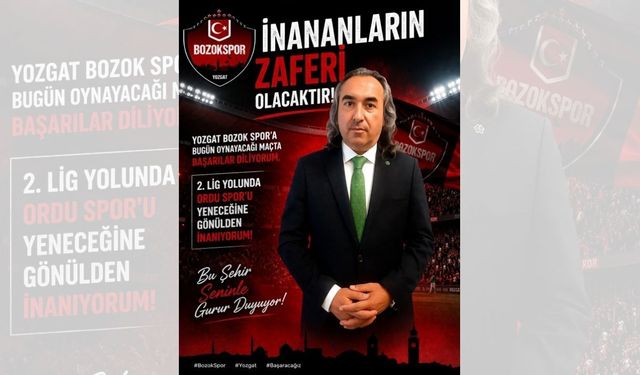 Aydoğmuş’tan Bozokspor’a Destek, Şehir Ayağa Kalkacak