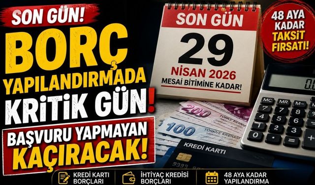 Borç Yapılandırmada Kritik Gün: Başvuru Yapmayan Kaçıracak