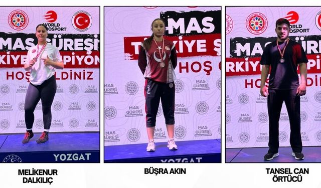 Bozok Üniversitesi Öğrencileri Madalyaları Topladı