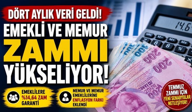 Dört Aylık Veri Geldi: Emekli Ve Memur Zammı Yükseliyor