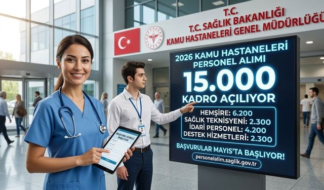 Milyonların beklediği ilan geliyor: 15 bin kadro için başvurular ne zaman başlıyor?