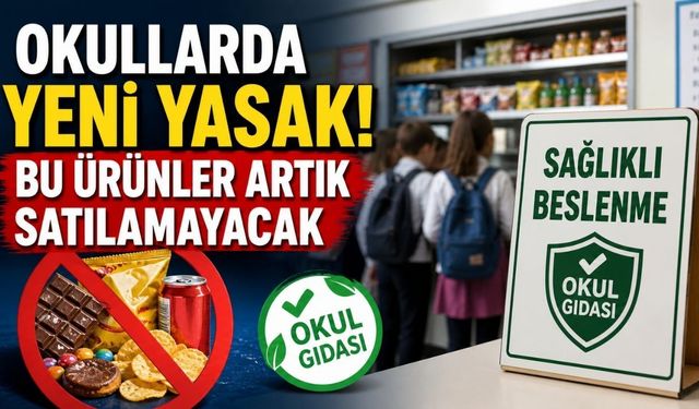 Okullarda Yeni Yasak: Bu Ürünler Artık Satılamayacak