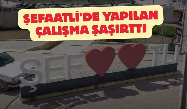 Şefaatli'de Yapılan Çalışma Şaşırttı