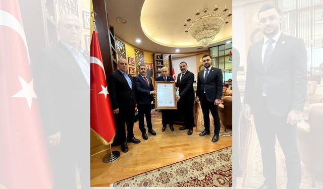 Yozgat MHP Heyetinden Devlet Bahçeli'ye Müjdeli Haber!