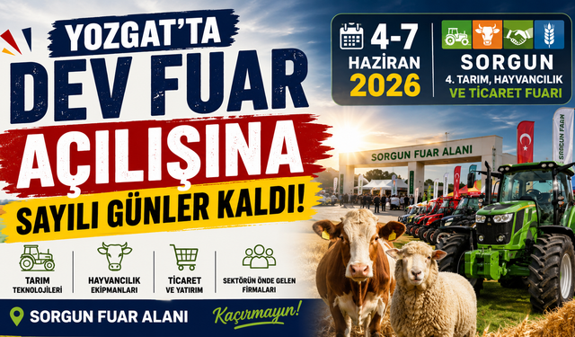 Yozgat'ta Dev Fuar Açılışına Sayılı Günler Kaldı