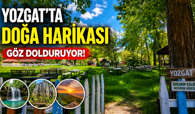 Yozgat'ta Doğa Harikası Göz Dolduruyor