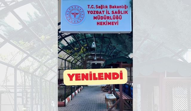 Yozgat'ta Hekimevi Yenilendi, Misafirlerini Bekliyor