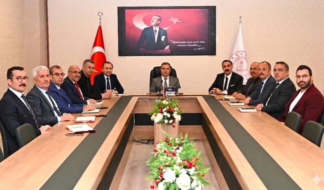 Yozgat'ta İl Müdürlüğünün Toplantısında Ele Alınan Konular Dikkat Çekti