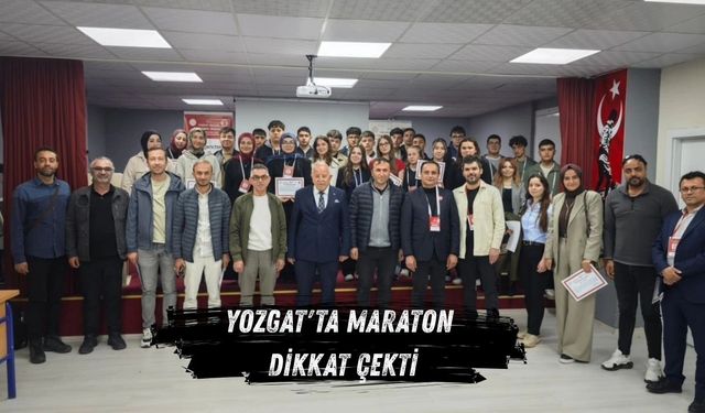 Yozgat'ta Maraton Dikkat Çekti