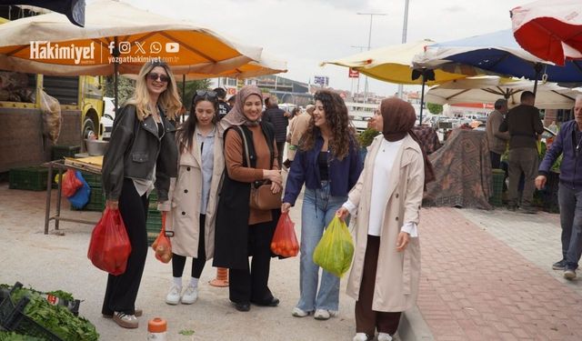 Yozgat'ta Pazar Poşetleri Hafifledi, Gönüller Isındı!