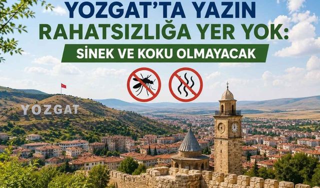 Yozgat’ta Yazın Rahatsızlığa Yer Yok: Sinek ve Koku Olmayacak