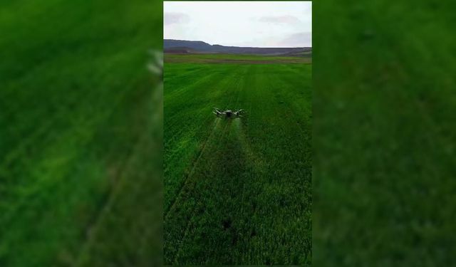 Yozgat’ta Tarımda Yeni Dönem: Drone ile İlaçlama Çiftçiye Büyük Avantaj Sağlıyor