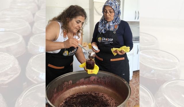Çayıralan'da ÇEKOOP Çilek Reçeli Satışa Sunuldu