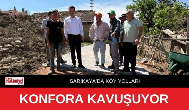 Sarıkaya'da Köy Yolları Konfora Kavuşuyor