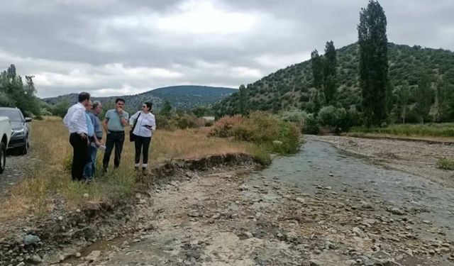 Yozgat DSİ Bölge Müdürü Çekerek Depolama Tesisinde İncelemelerde Bulundu