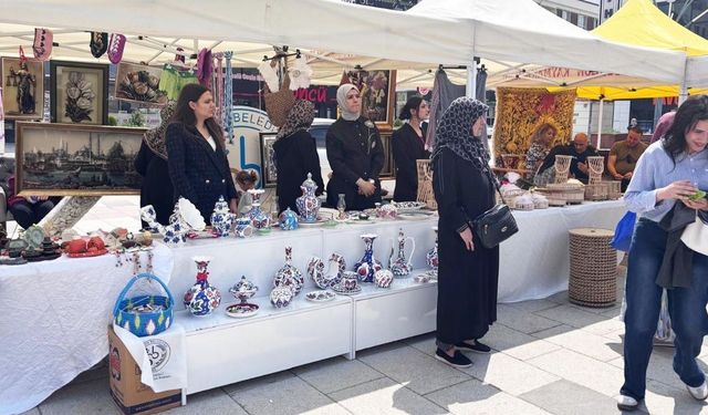 Yozgat, Sorgun'da Hilal Evleri Kursiyerlerinin Emekleri Sergilendi