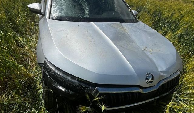 Yozgat Yolunda Kaza: Kontrolden Çıkan Araç Savruldu