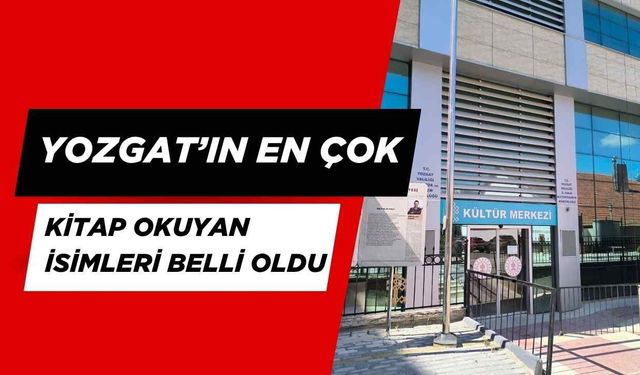 Yozgat’ın En Çok Kitap Okuyan İsimleri Belli Oldu