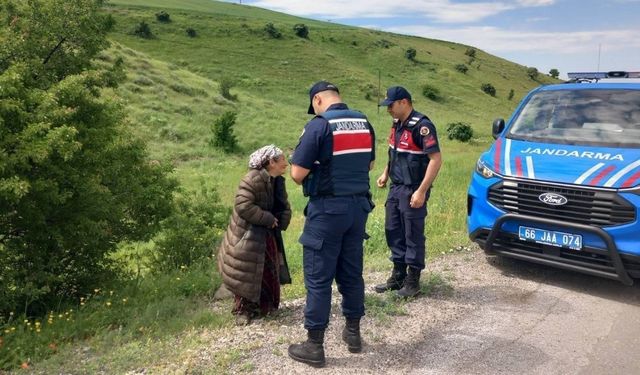 Yozgat'ta Kaybolan Zihinsel Engelli Kadını Jandarma Buldu