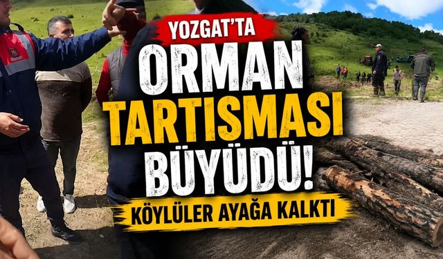 Yozgat’ta Orman Tartışması Büyüdü! Köylüler Ayağa Kalktı