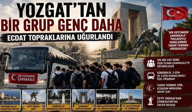 Yozgat’tan Bir Grup Genç Daha Ecdat Topraklarına Uğurlandı