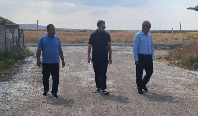 Şefaatli'de 4 Köye Dev Hizmet! Parke Taşı Çalışmaları Bitti