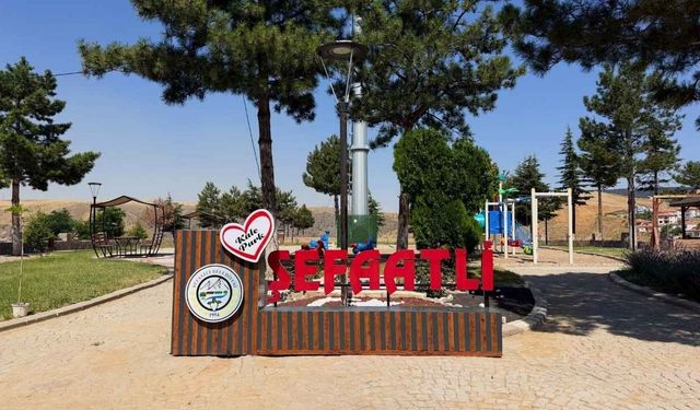 Şefaatli'de Kale Park Yenilendi