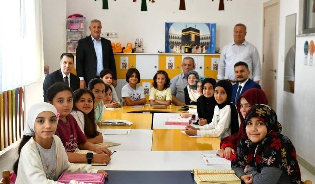 Sorgun Kaymakamı Canpolat'tan Yaz Kur'an Kurslarına Ziyaret