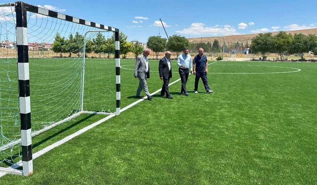 Yerköy'de Stadyum Zemini Baştan Sona Yenilendi